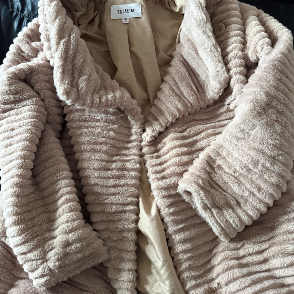 BB Dakota Cream Teddy Jacket